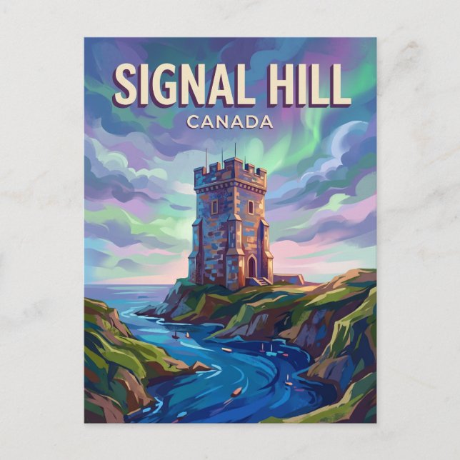 Signal Hill Canada Postcard (Front)