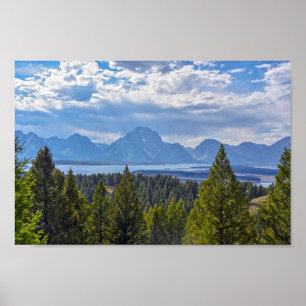 Signal Mountain Summit View, Grand Teton National  Poster