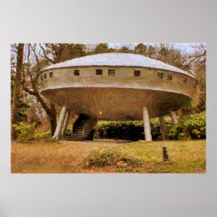 Signal Mountain, TN UFO painting Poster