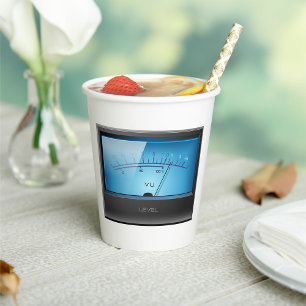 Signal VU Metre Paper Cups