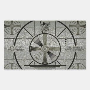 Signal Will Return Rectangular Sticker