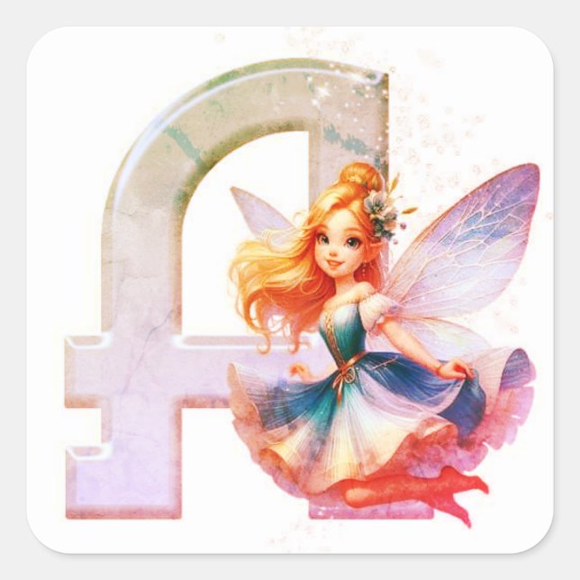 "Signature 'A' Logo Sticker - Elevate Your Style!" (Front)