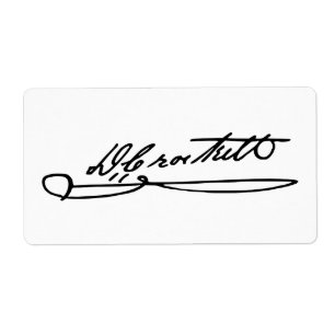 Signature Autograph of Davy Crockett