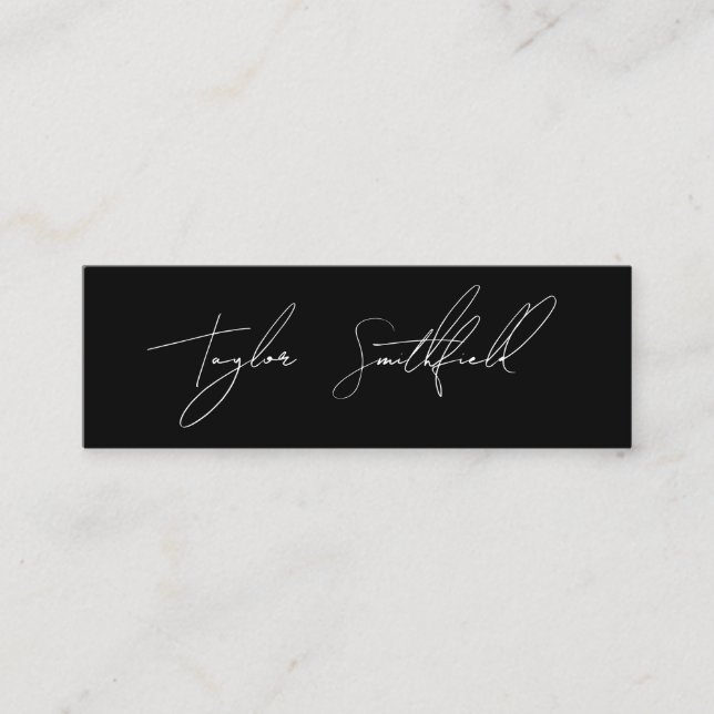 signature business card (Front)