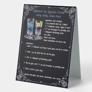 Signature Cocktail: Berry Bubbly Bridal Brew