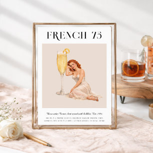 Signature Cocktail Cancer Zodiac Birthday Invitation