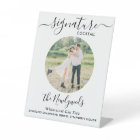 Signature Cocktail Custom Photo Wedding Drink Bar 