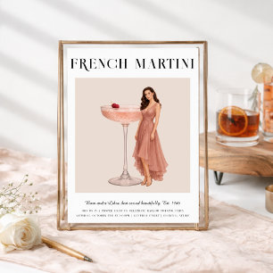 Signature Cocktail   Libra Zodiac Birthday Invitation