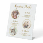 Signature Drinks Elegant Gold Pet Wedding 3 Photos