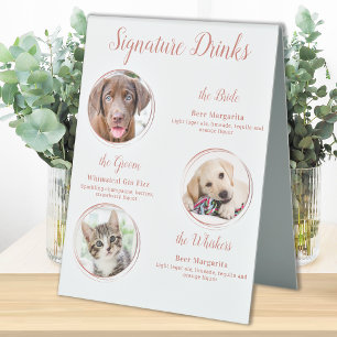 Signature Drinks Rose Gold Pet Wedding 3 Photos