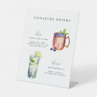 Signature Drinks Wedding