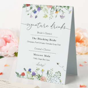 Signature Drinks Wildflower and Bees