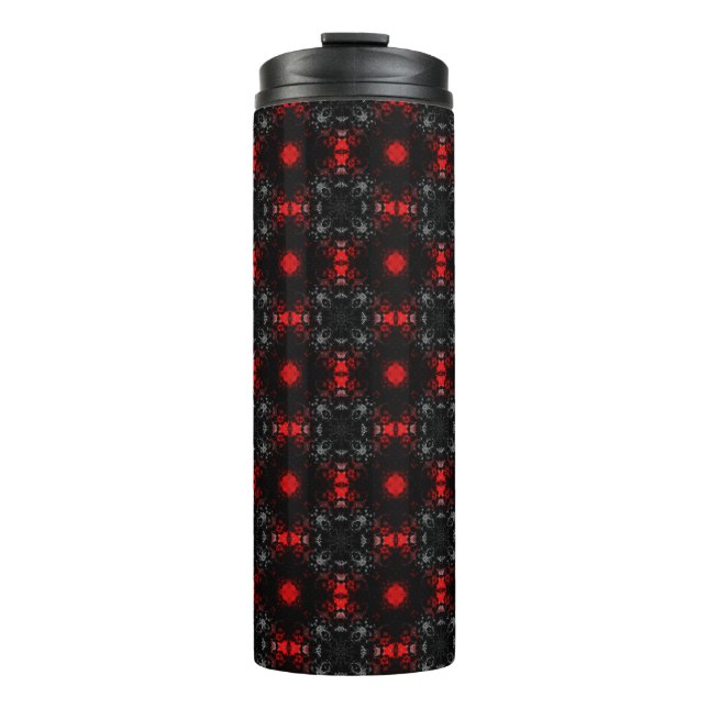 Signature Goth Pattern Thermal Tumbler (Front)