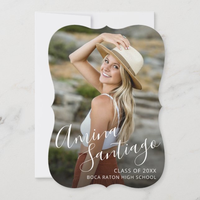 Signature Graduation Announcement (Front)