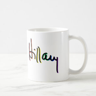 Signature Hillary Clinton Pride Rainbow - LGBT Pol Coffee Mug