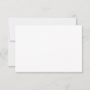 Signature Matte Wedding RSVP Response Card