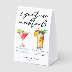Signature Mocktails Cranberry Cutie Piña Colada