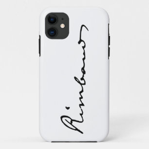 Signature of Arthur Rimbaud iPhone 11 Case