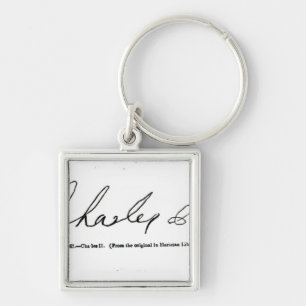 Signature of Charles II Key Ring