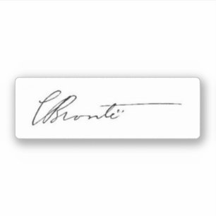 signature of Charlotte Brontë