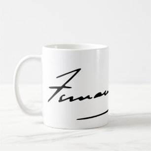 Signature of Fernando Pessoa Coffee Mug