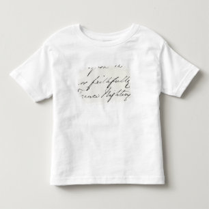 Signature of Florence Nightingale Toddler T-Shirt
