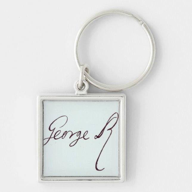 Signature of George II Key Ring (Front)