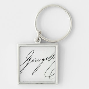 Signature of George IV Key Ring