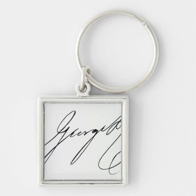 Signature of George IV Key Ring (Front)