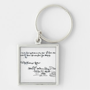 Signature of Johan de Witt Key Ring