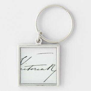 Signature of Queen Victoria (pen and ink on paper Key Ring