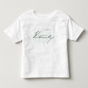 Signature of Queen Victoria (pen and ink on paper Toddler T-Shirt