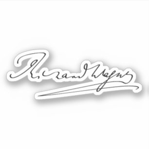 Signature of Richard Wagner