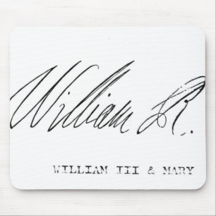 Signature of William III of England Mouse Pad