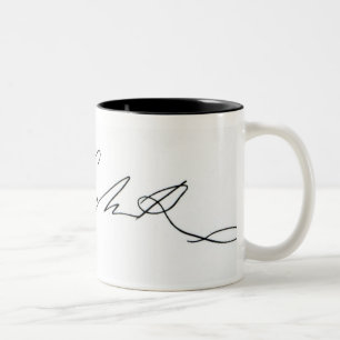 Signature of William IV, 1831 Two-Tone Coffee Mug
