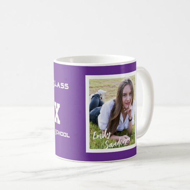Signature Photo Graduate Photo Any Color Coffee Mug (Front Right)