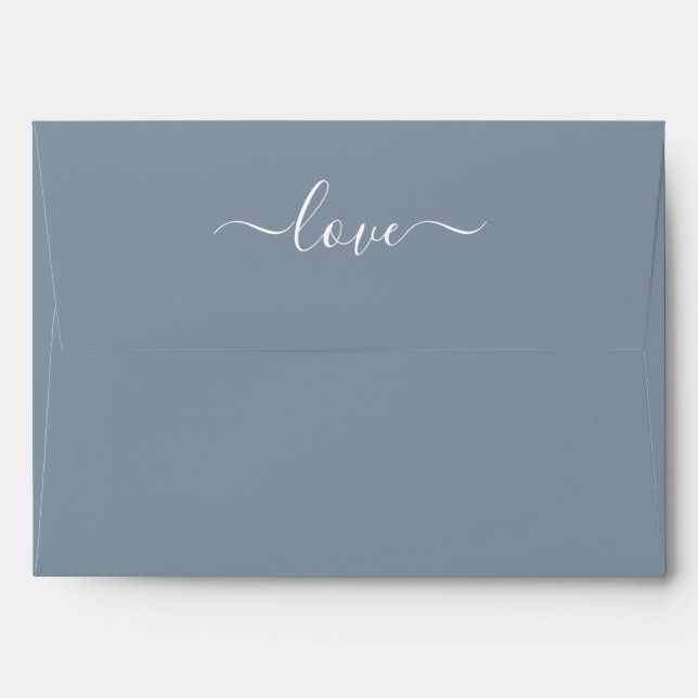Signature Script LOVE Envelope (Back (Top Flap))