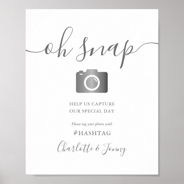 Signature Script Oh Snap Sign (Front)