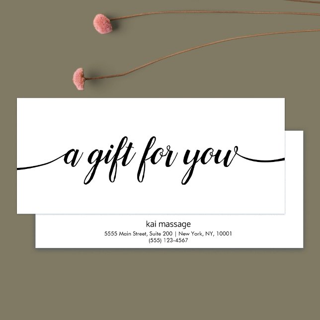 Signature Script Salon Spa Gift Certificate (Creator Uploaded)