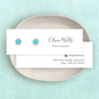 Signature Script Stud Earring Jewellery Display Ca
