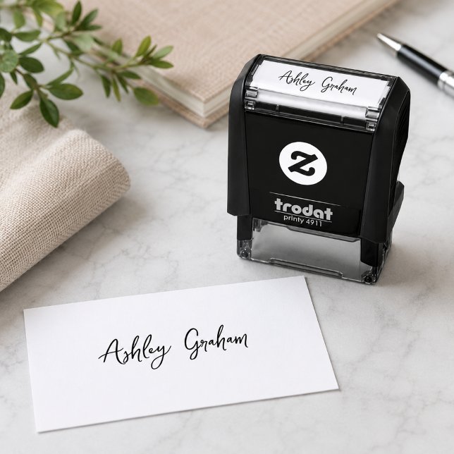 SIGNATURE,Self Inking Name,Calligraphy,Cursive  Self-inking Stamp (Creator Uploaded)