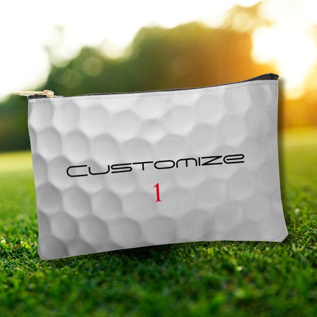 Signature Series 1 Personalised Golf Ball Gifts Accessory Pouch (Creator Uploaded)