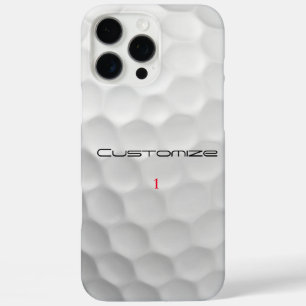Signature Series 1 Personalised Golf Ball Gifts iPhone 16 Pro Max Case