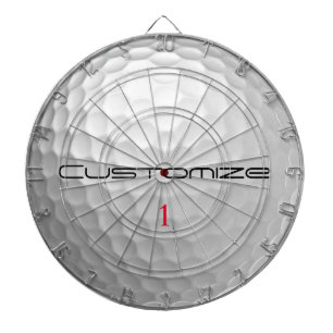 Signature Series 1 Personalised Golf Ball Gifts Dartboard