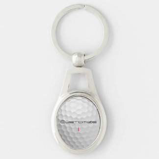 Signature Series 1 Personalised Golf Ball Gifts Key Ring