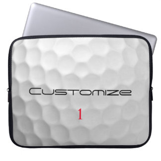Signature Series 1 Personalised Golf Ball Gifts Laptop Sleeve