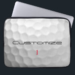 Signature Series 1 Personalised Golf Ball Gifts Laptop Sleeve<br><div class="desc">Searching for the ultimate golfer's gift? FORE! Discover the perfect personalised gift for the dedicated golfer in your life—or a well-deserved treat for yourself. Whether you are celebrating a milestone or heading to the clubhouse, this is the quintessential golf lover gift for any occasion. This unique product features a sleek,...</div>