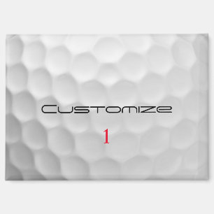 Signature Series 1 Personalised Golf Ball Gifts Magnet