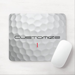 Signature Series 1 Personalised Golf Ball Gifts Mouse Pad