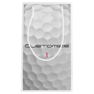 Signature Series 1 Personalised Golf Ball Gifts Small Gift Bag